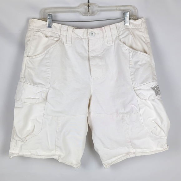 Armani Exchange Shorts Armani Exchange Mens White Cargo Shorts Size